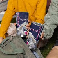 Personalized Pegasus Horse Racing Tumbler Cup Diamond Luxury Style - Wonder Print Shop