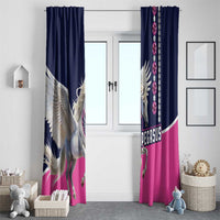 Pegasus Horse Racing Window Curtain Diamond Luxury Style - Wonder Print Shop