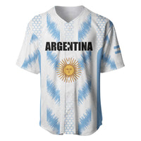 Custom Football 2026 Argentina Baseball Jersey Vamos La Albiceleste