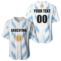 Custom Football 2026 Argentina Baseball Jersey Vamos La Albiceleste