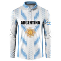 Custom Football 2026 Argentina Button Sweatshirt Vamos La Albiceleste