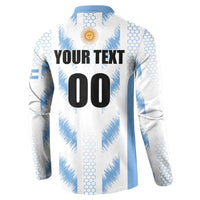 Custom Football 2026 Argentina Button Sweatshirt Vamos La Albiceleste