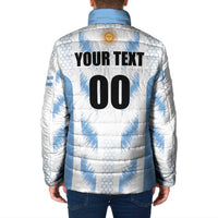 Custom Football 2026 Argentina Padded Jacket Vamos La Albiceleste