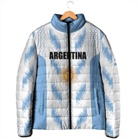 Custom Football 2026 Argentina Padded Jacket Vamos La Albiceleste