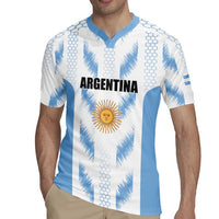 Custom Football 2026 Argentina Rugby Jersey Vamos La Albiceleste