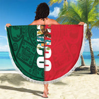 Mexico Flag Day Beach Blanket Dia de la Bandera