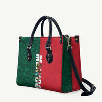 Mexico Flag Day Leather Bag Dia de la Bandera