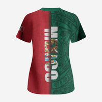 Mexico Flag Day Scrub Top Dia de la Bandera