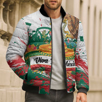 Viva Mexico Bomber Puffer Jacket Grunge Style