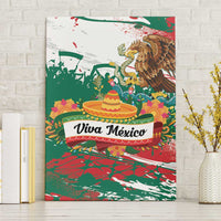 Viva Mexico Canvas Wall Art Grunge Style
