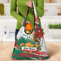 Viva Mexico Grocery Bag Grunge Style