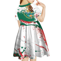 Viva Mexico Kid Short Sleeve Dress Grunge Style