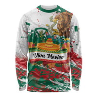 Viva Mexico Long Sleeve Shirt Grunge Style