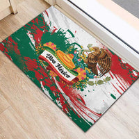 Viva Mexico Rubber Doormat Grunge Style