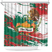 Viva Mexico Shower Curtain Grunge Style
