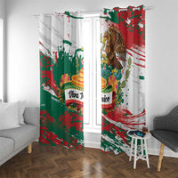 Viva Mexico Window Curtain Grunge Style