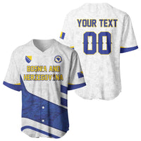 Custom Football 2026 Bosnia and Herzegovina White Baseball Jersey Zmajevi Go Champion