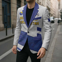 Custom Football 2026 Bosnia and Herzegovina White Blazer Zmajevi Go Champion