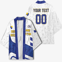 Custom Football 2026 Bosnia and Herzegovina White Kimono Zmajevi Go Champion