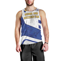 Custom Football 2026 Bosnia and Herzegovina White Men Tank Top Zmajevi Go Champion