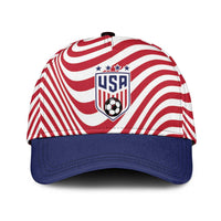 Soccer 2026 USA Classic Cap Wave Flag Stylized