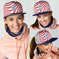 Soccer 2026 USA Mesh Trucker Cap Wave Flag Stylized