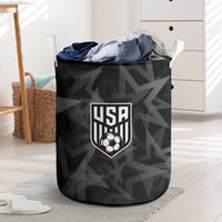 Soccer 2026 USA Laundry Basket Black Stars Version