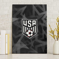 Soccer 2026 USA Canvas Wall Art Black Stars Version
