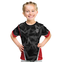 Custom Soccer 2026 USA Kid T Shirt Black Stars Version