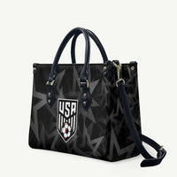 Soccer 2026 USA Leather Bag Black Stars Version