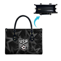 Soccer 2026 USA Leather Bag Black Stars Version
