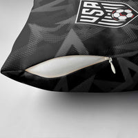 Soccer 2026 USA Pillow Cover Black Stars Version