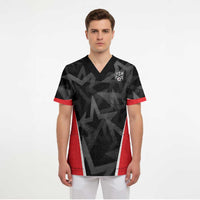 Custom Soccer 2026 USA Scrub Top Black Stars Version