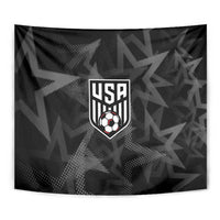 Soccer 2026 USA Tapestry Black Stars Version