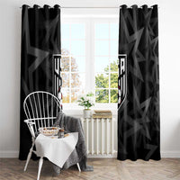 Soccer 2026 USA Window Curtain Black Stars Version