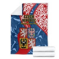 czech-republic-independence-day-blanket-czechia-coat-of-arms-embroidery-motif