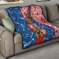 Czech Republic Independence Day Quilt Czechia Coat Of Arms Embroidery Motif - Wonder Print Shop