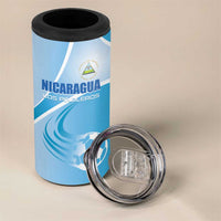 Custom Nicaragua Football 4 in 1 Can Cooler Tumbler Vamos Los Pinoleros