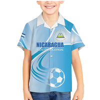 Custom Nicaragua Football Family Matching Mermaid Dress and Hawaiian Shirt Vamos Los Pinoleros