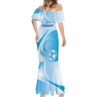 Custom Nicaragua Football Mermaid Dress Vamos Los Pinoleros