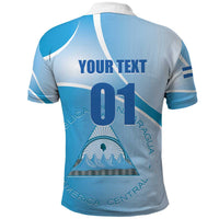Custom Nicaragua Football Polo Shirt Vamos Los Pinoleros