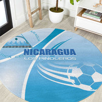 Nicaragua Football Round Carpet Vamos Los Pinoleros