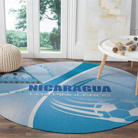 Nicaragua Football Round Carpet Vamos Los Pinoleros