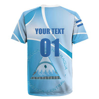 Custom Nicaragua Football Rugby Jersey Vamos Los Pinoleros