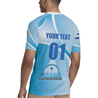 Custom Nicaragua Football Rugby Jersey Vamos Los Pinoleros