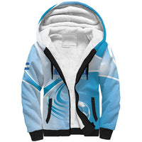 Custom Nicaragua Football Sherpa Hoodie Vamos Los Pinoleros