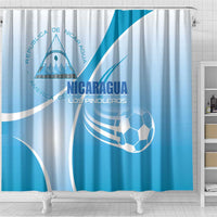 Nicaragua Football Shower Curtain Vamos Los Pinoleros