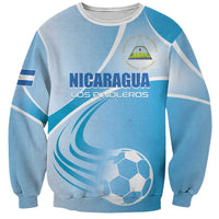 Custom Nicaragua Football Sweatshirt Vamos Los Pinoleros