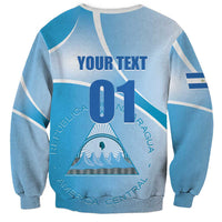 Custom Nicaragua Football Sweatshirt Vamos Los Pinoleros
