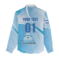 Custom Nicaragua Football Women Casual Shirt Vamos Los Pinoleros